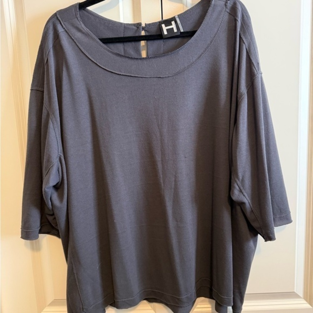 H by Bordeaux Gray Women's Top